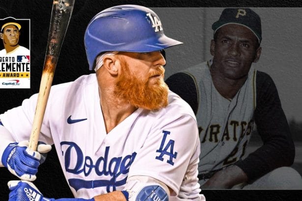 Justin Turner se hace con el premio Roberto Clemente