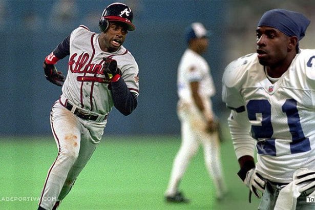 Deion Sanders el unico atleta en jugar un Super Bowl y una Serie Mundial