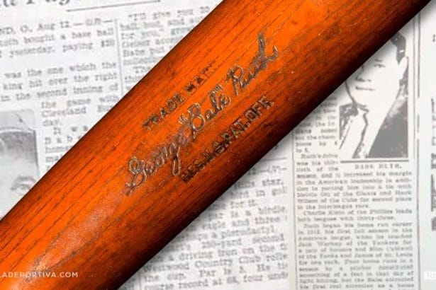 Bate de Babe Ruth rompe record al ser vendido por 1.85 millones de dolares en subasta
