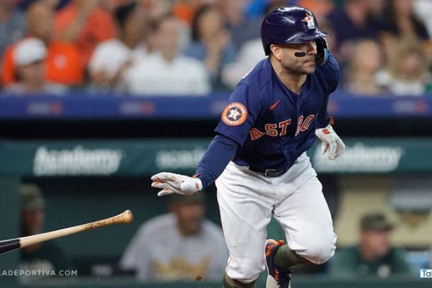 Jose Altuve iguala una marca historica en su segundo juego de la temporada 2023 de MLB