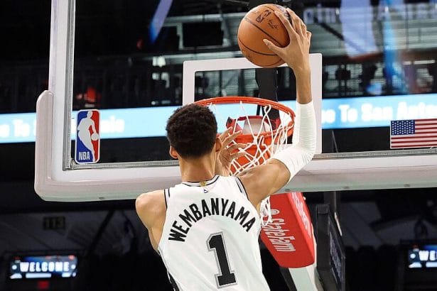 El desempeno de Victor Wembanyama en su debut en la NBA Summer League con los San Antonio Spurs