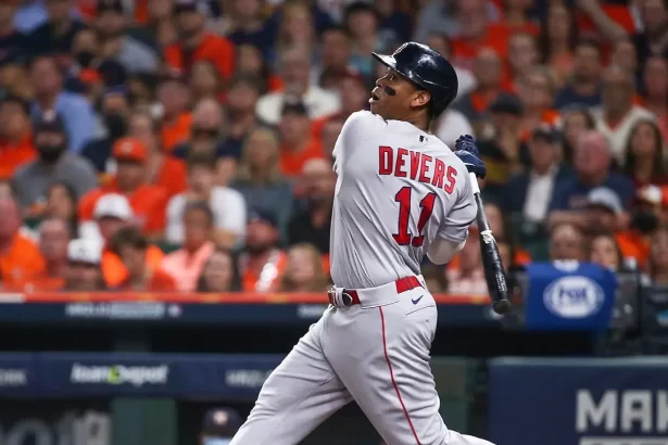 Rafael Devers frente a los Yankees Lider indiscutible de los Medias Rojas