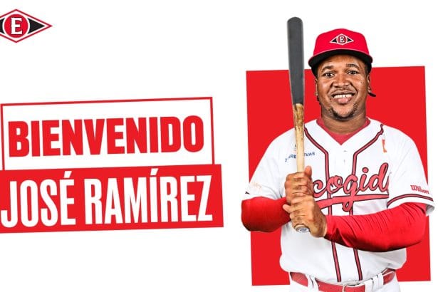 Jose Ramirez jugara un mes con Leones del Escogido en la temporada 2023 24 de la LIDOM