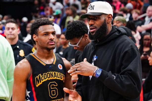 La posibilidad de que LeBron James juegue con Bronny en los Lakers