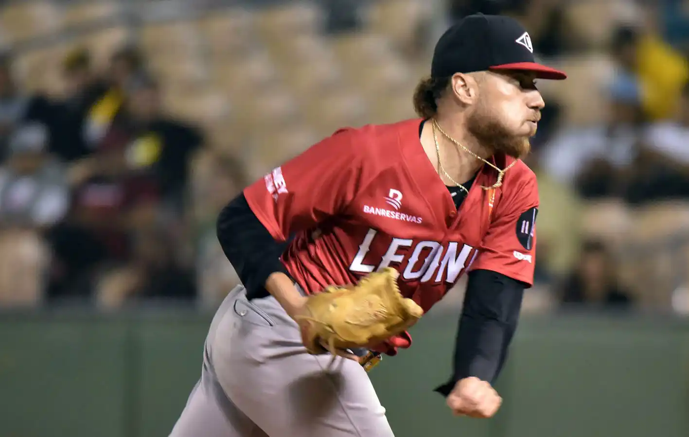 Despliegue de poder de los Leones Del Escogido en el Estadio Cibao
