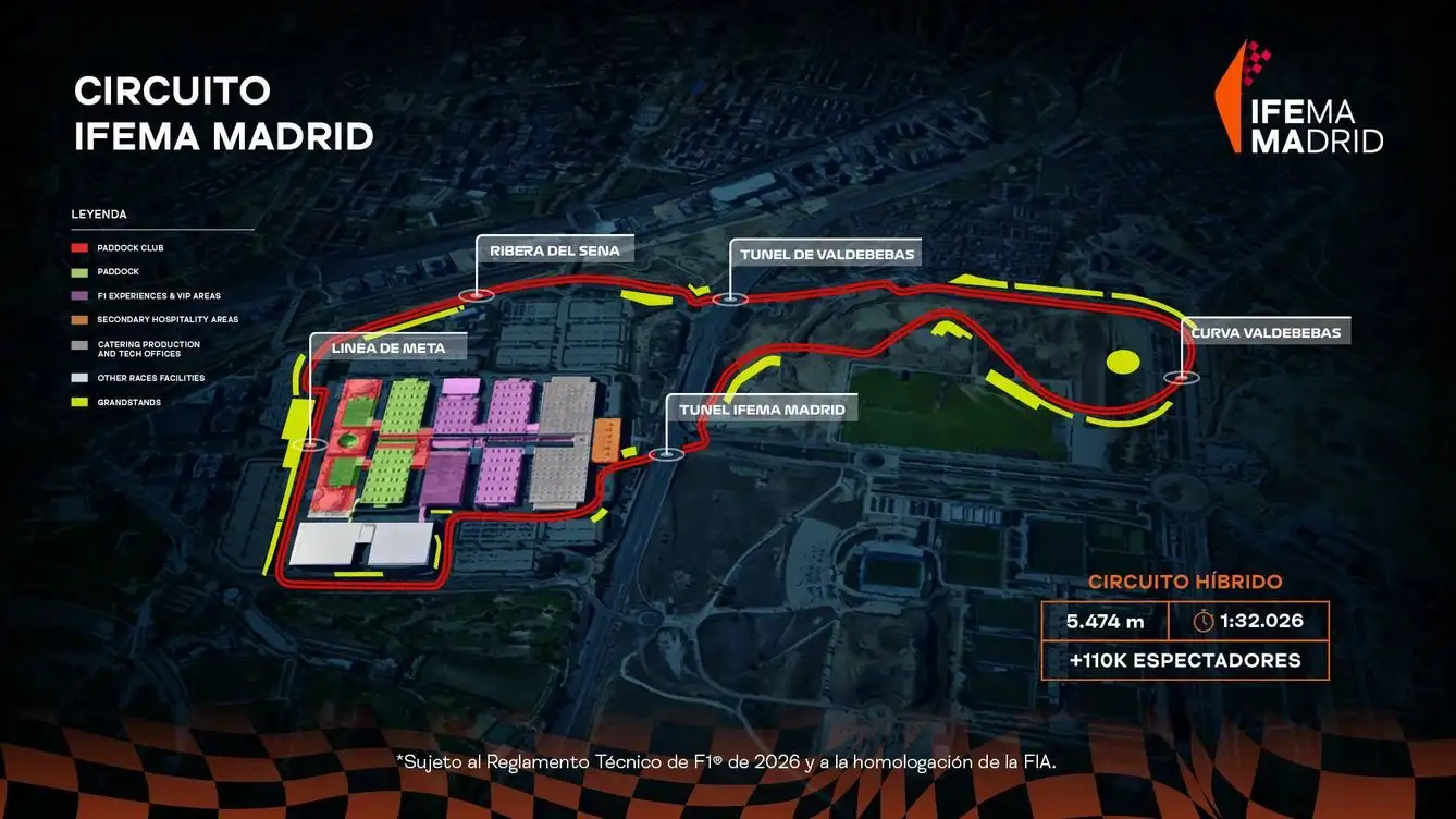Madrid regresa al calendario de la Formula 1