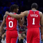Tyrese Maxey Continua Nutriendose de la Sabiduria Estelar de James Harden