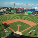 El estadio Quisqueya en preparacion para un duelo de gigantes Rays vs. Medias Rojas