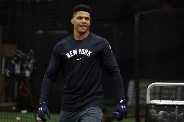 Nestor Cortes Jr. mostro su poder frente a Juan Soto en un entrenamiento