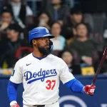 Asi fue el debut de Teoscar Hernandez con los Dodgers en Seul
