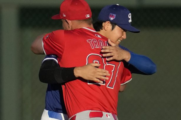 Shohei Ohtani y Mike Trout Un cambio de uniforme pero no de corazon