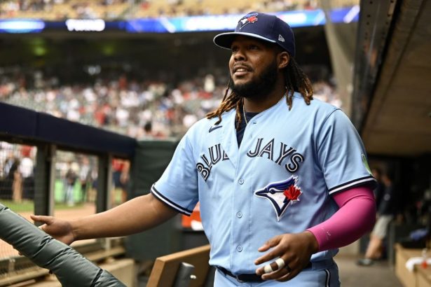 Vladimir Guerrero Jr. fuera del lineup de los Azulejos de Toronto por lesion