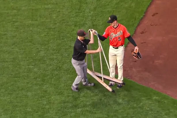 Descuido en Oracle Park Herramientas de mantenimiento olvidadas durante el juego de los Gigantes