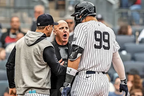 La primera expulsion de Aaron Judge causa revuelo por parecer injusta