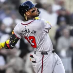 Ronald Acuna Jr. rompe la sequia con un impresionante jonron en el Dodgers Stadium