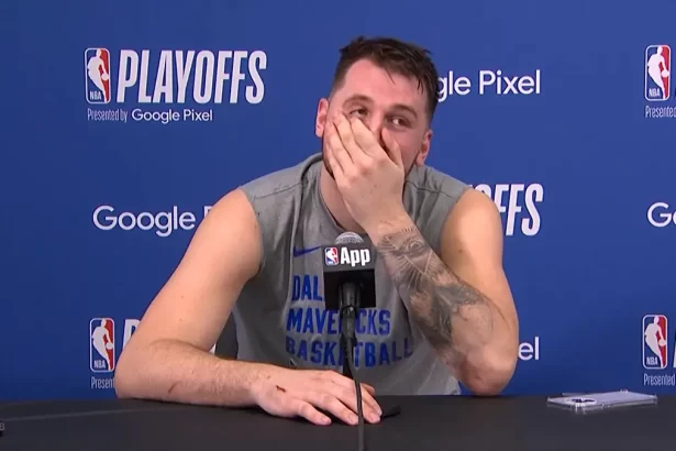 Un inesperado contratiempo en la conferencia de prensa de Luka Doncic