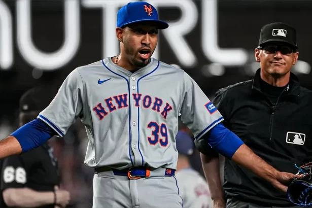 Edwin Diaz expulsado por sustancia ilegal en juego contra los Cubs