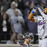 Gran actuacion de Starling Marte en el partido entre Marlins y Mets