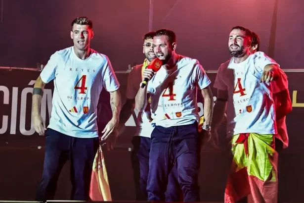 Posible sancion a Morata y Rodri tras celebracion de la Eurocopa