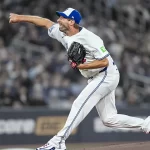 Scherzer abandona el partido tras solo 2 entradas Azulejos en alerta
