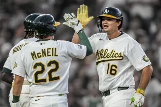 Kurtz Gelof y Rooker destrozan a los Angelinos en el Angel Stadium