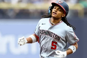 CJ Abrams se pierde el martes con tension muscular y corta racha de 6 juegos con hits