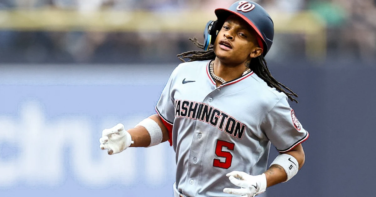 CJ Abrams se pierde el martes con tension muscular y corta racha de 6 juegos con hits