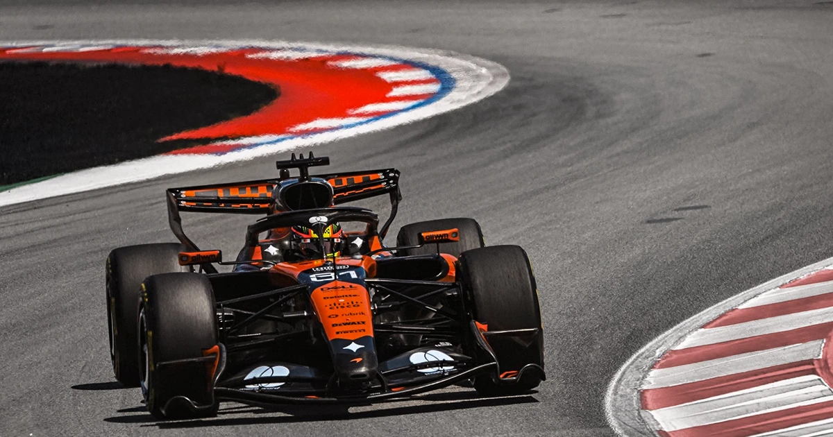 El aleron experimental de McLaren llega a Austria la tendencia que empezo Ferrari en invierno