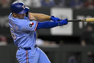 Langford sacude el Globe Life y los Rangers resisten a los Padres