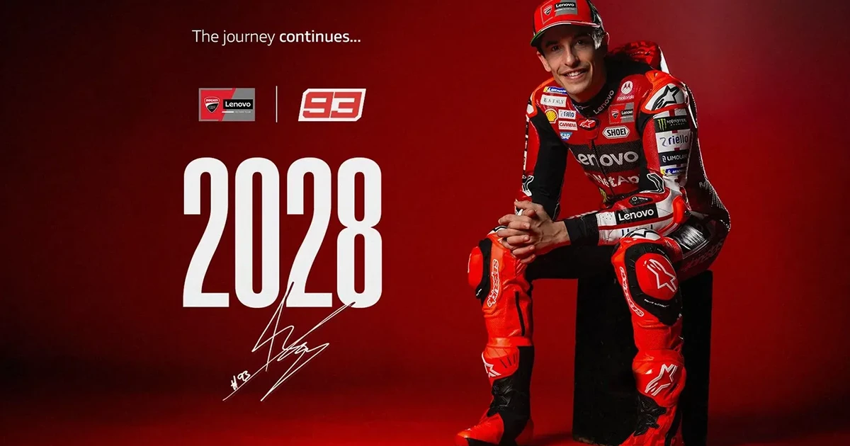 Marc Marquez renueva con Ducati hasta 2028 tras ganar su noveno titulo mundial