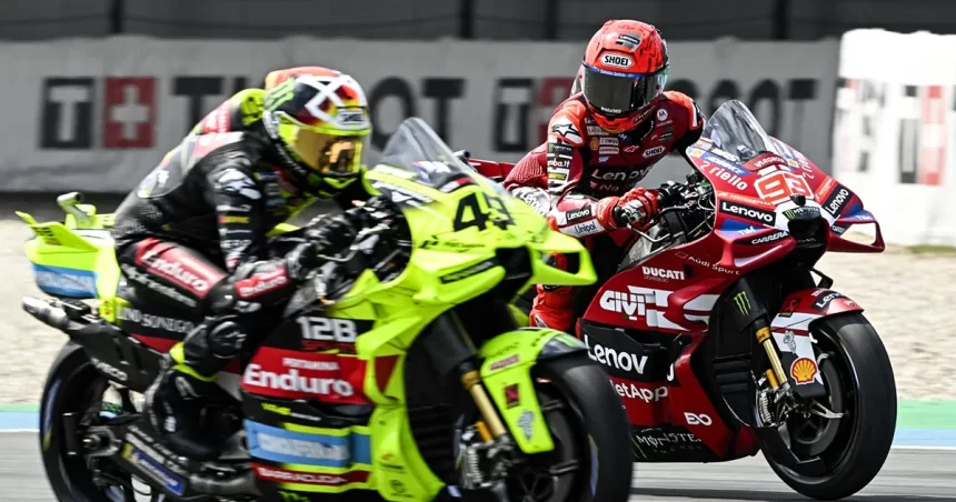 Marquez acepta el incidente con Di Giannantonio en Assen y termina septimo Lo acepto me callo y corro