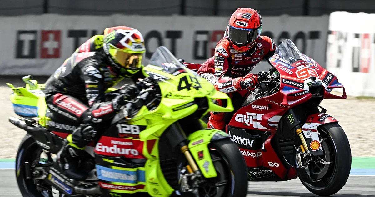 Marquez acepta el incidente con Di Giannantonio en Assen y termina septimo Lo acepto me callo y corro