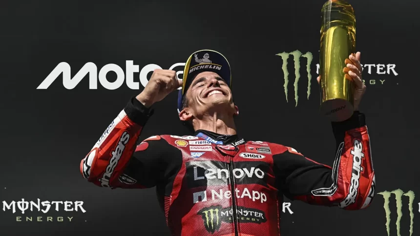 Marquez gana en Brno ahora esta a 40 puntos del lider en MotoGP
