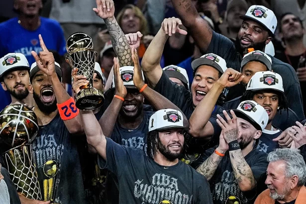 New York Knicks conquistan la NBA tras 53 anos Desfile el jueves en Manhattan