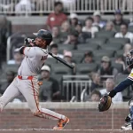 Tres jonrones de los Gigantes hunden a los Bravos en el Truist Park